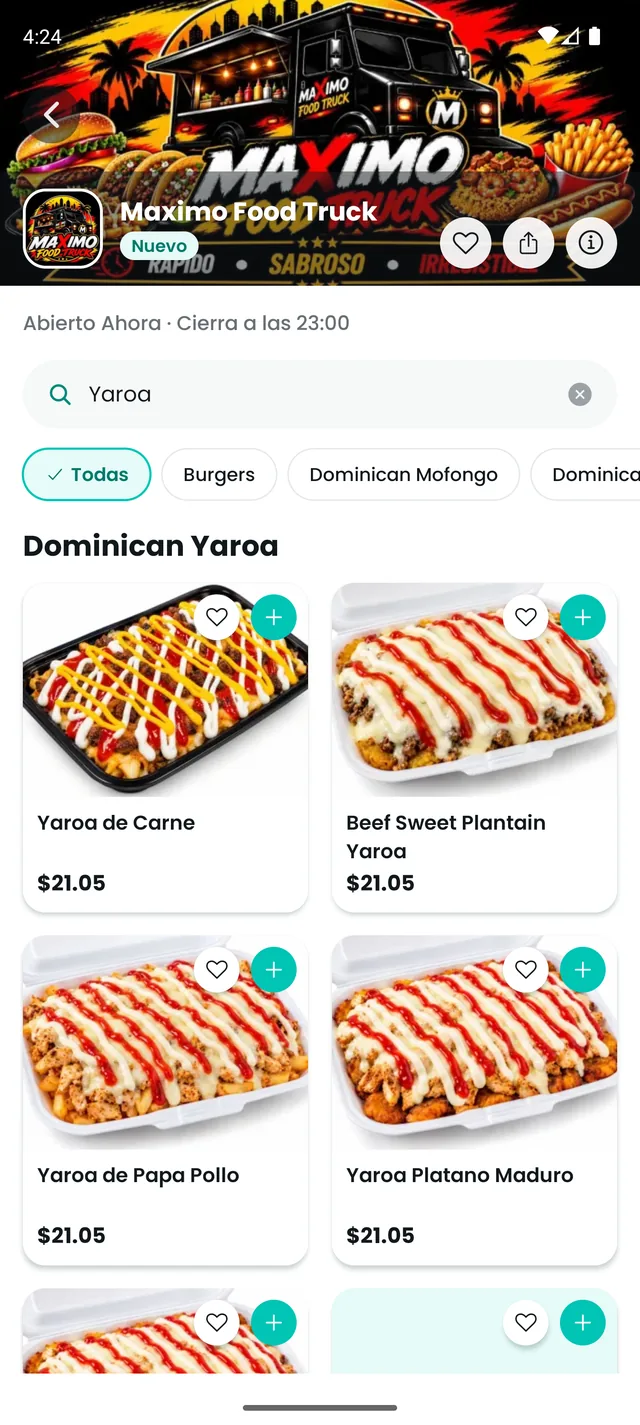 Yaroa de Maximo Food Truck
